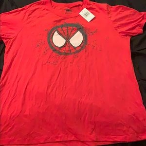Marvel plus size Spiderman shirt
